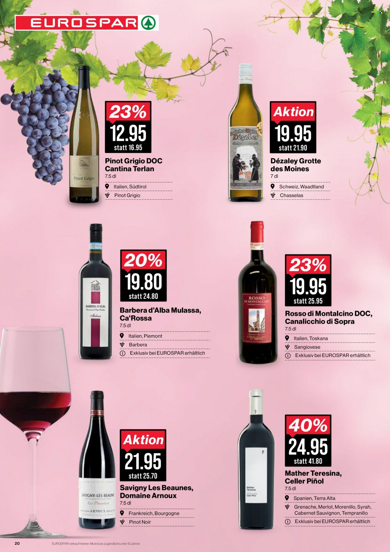 Prospekt SPAR - 18.10.2022 - 22.10.2022. Seite 20