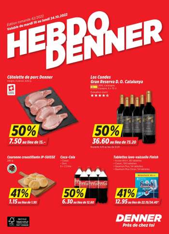 Catalogue Denner - 18.10.2022 - 24.10.2022.