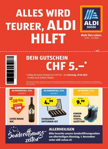 Volantino Aldi - 27.10.2022 - 2.11.2022.