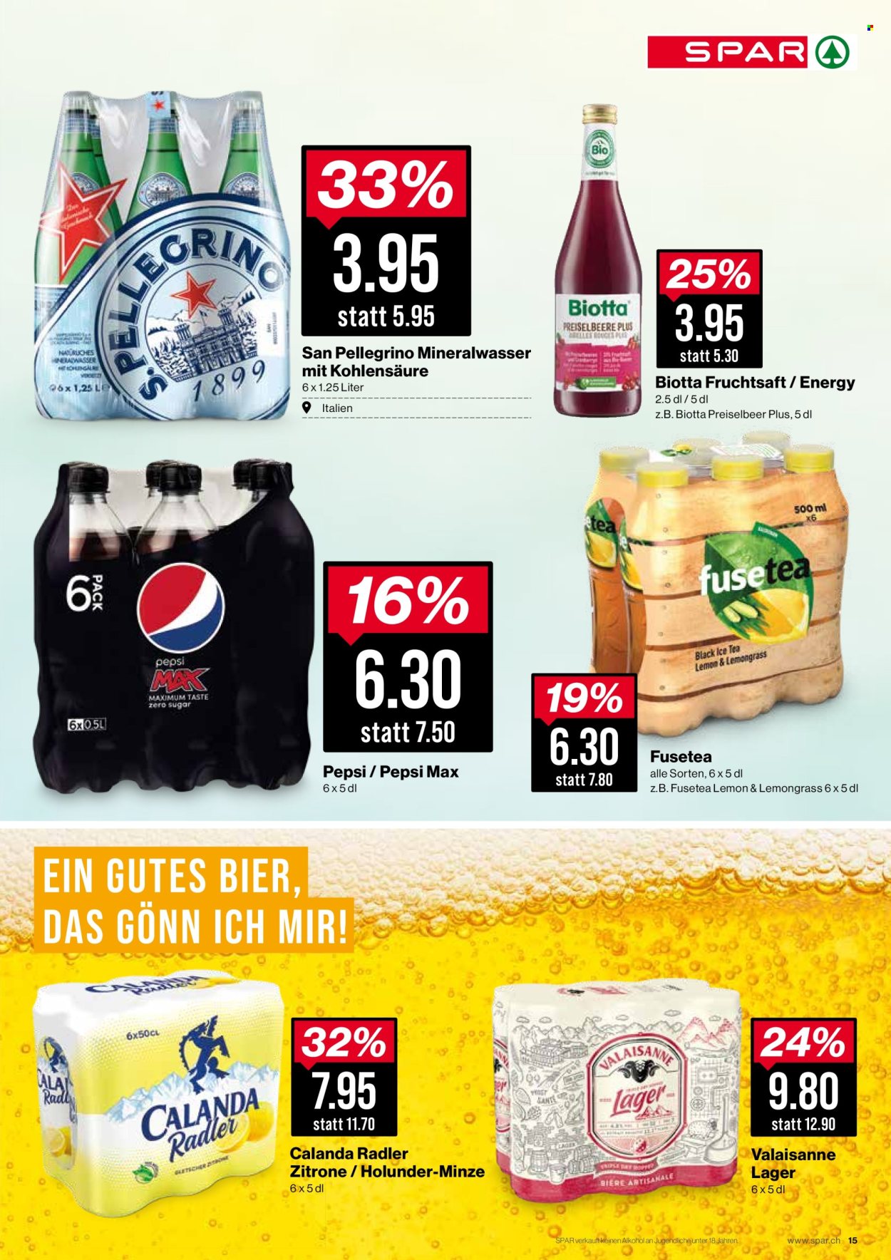 Prospekt SPAR - 25.10.2022 - 29.10.2022. Seite 15