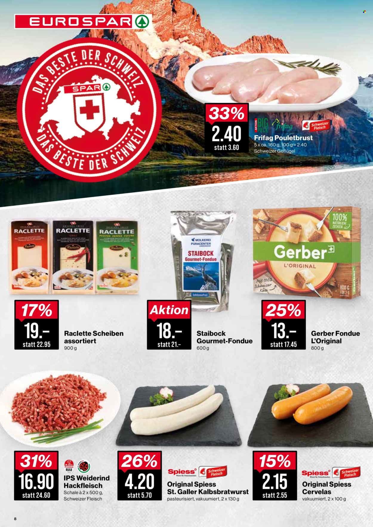 Prospekt SPAR - 25.10.2022 - 29.10.2022. Seite 8