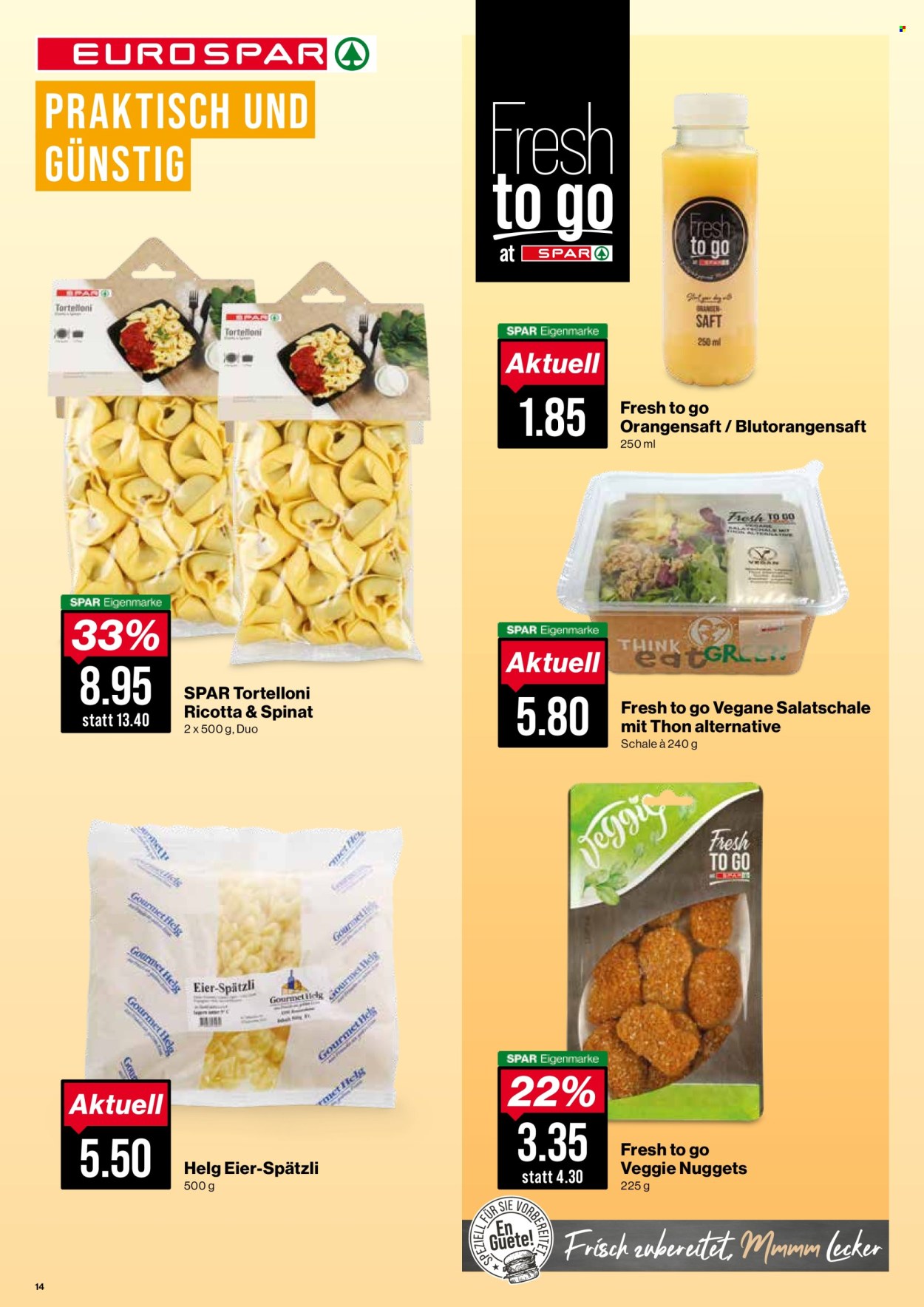 Prospekt SPAR - 25.10.2022 - 29.10.2022. Seite 14