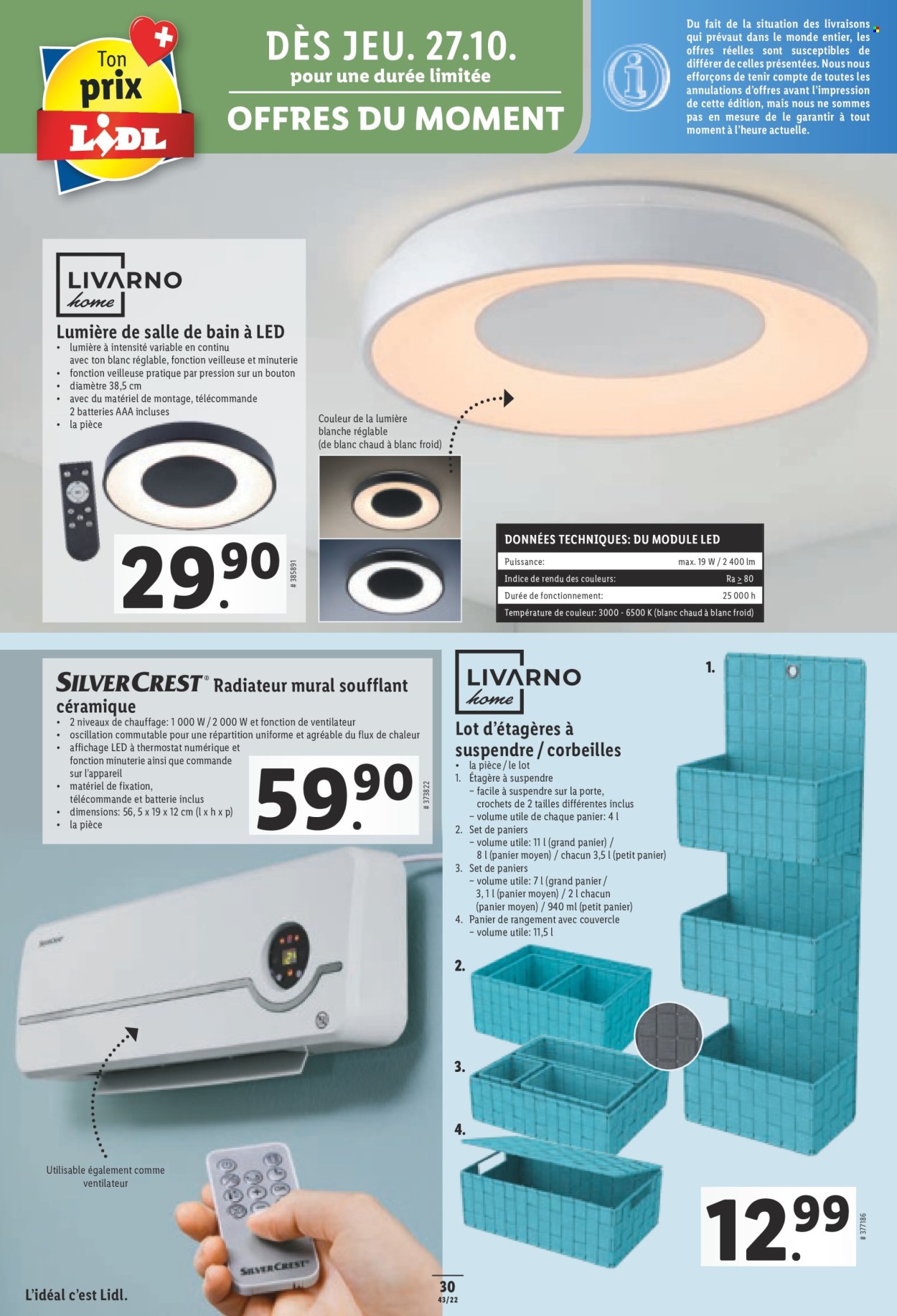 Prospekt Lidl - 27.10.2022 - 2.11.2022. Seite 30
