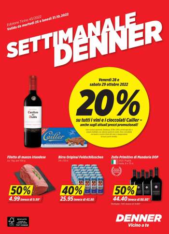 Catalogue Denner - 25.10.2022 - 31.10.2022.