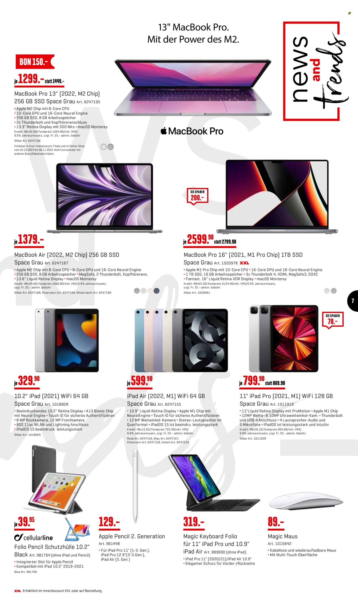 Volantino Interdiscount - 24.10.2022 - 6.11.2022. Pagina 7