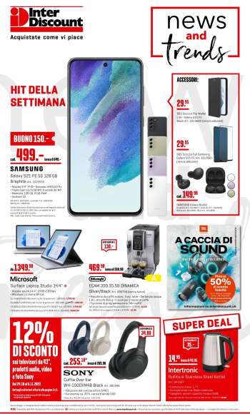 Volantino Interdiscount - 24.10.2022 - 6.11.2022.