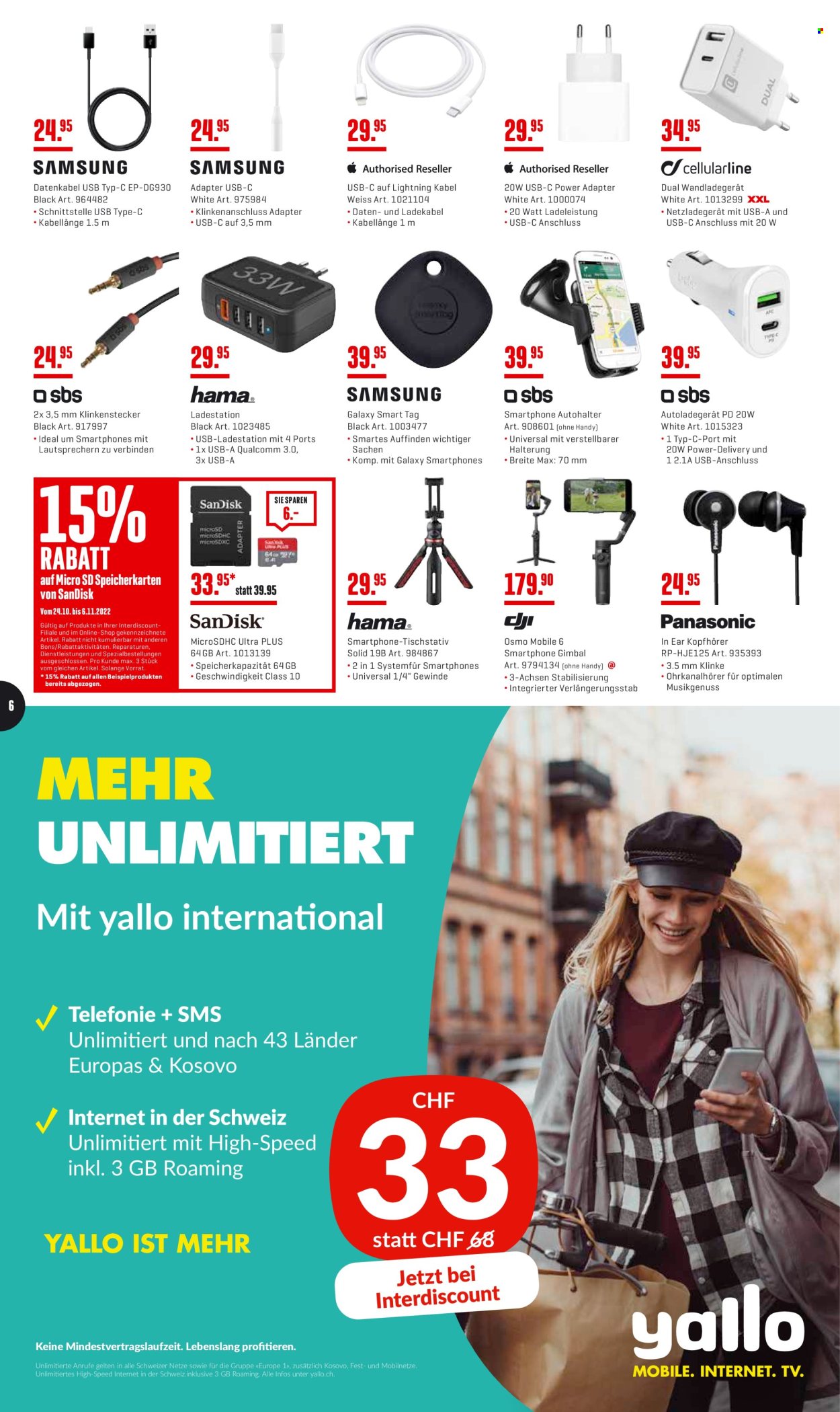 Volantino Interdiscount - 24.10.2022 - 6.11.2022. Pagina 6