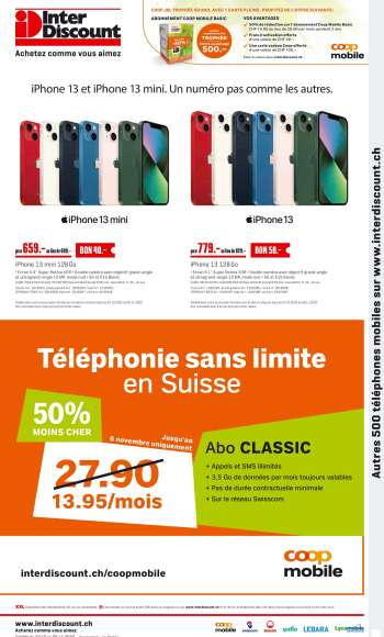 Volantino Interdiscount - 24.10.2022 - 6.11.2022.