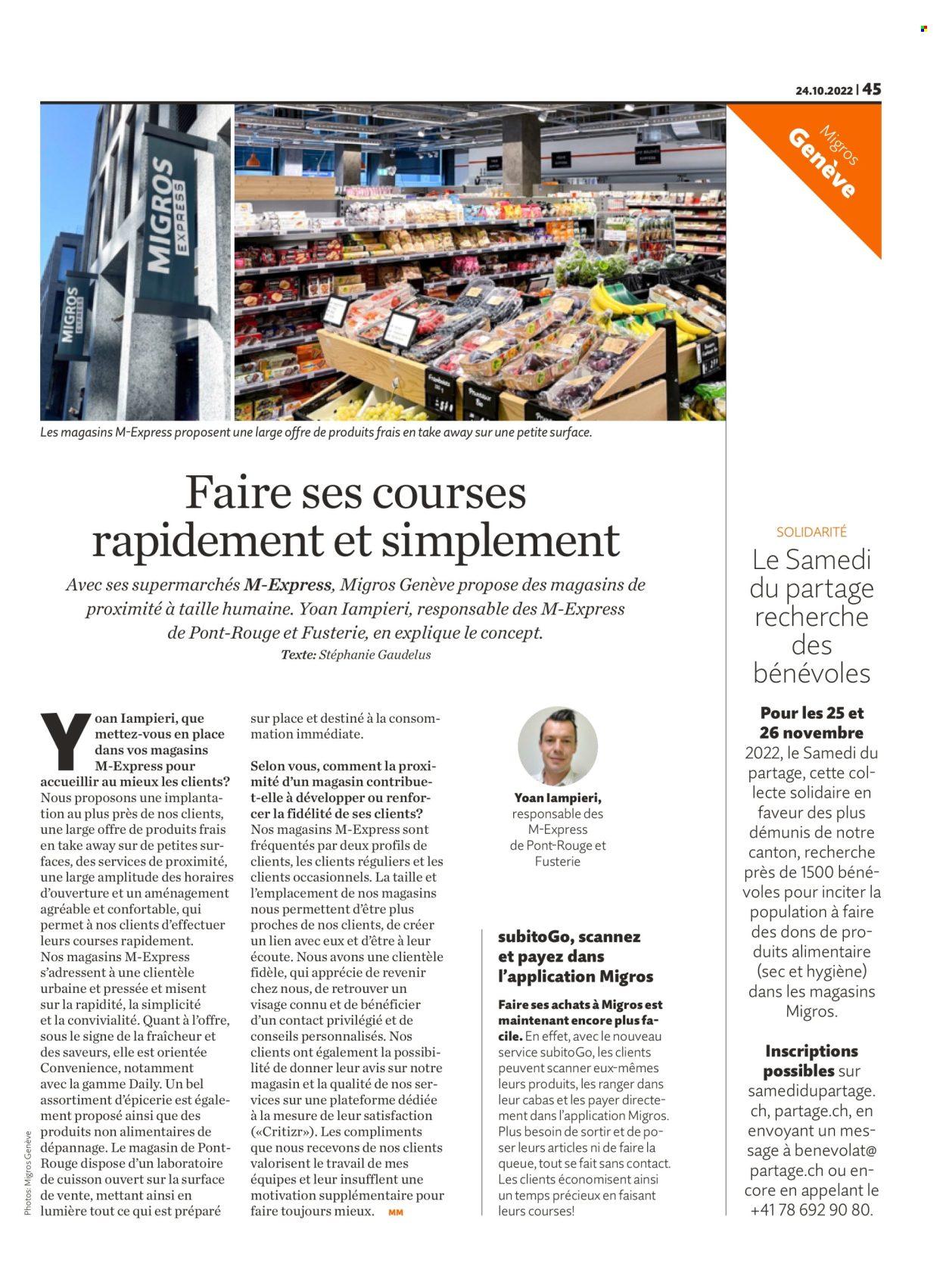 Volantino Migros - 24.10.2022 - 30.10.2022. Pagina 45