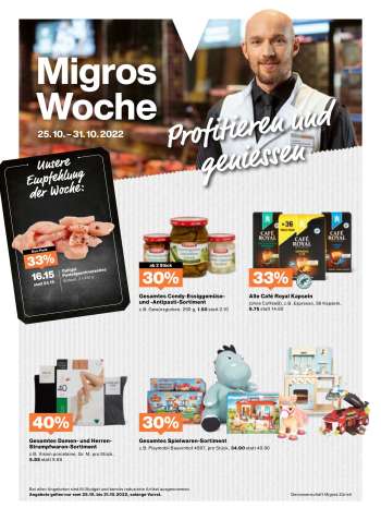 Prospekte Migros - 25.10.2022 - 31.10.2022.