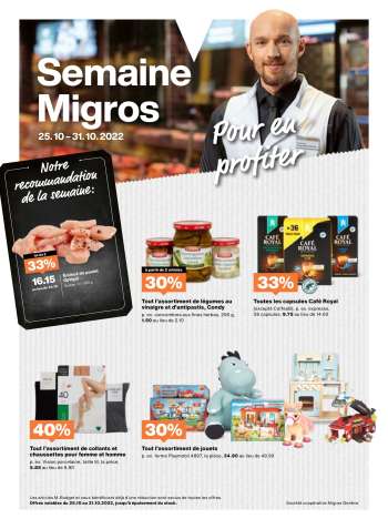 Prospekte Migros - 25.10.2022 - 31.10.2022.