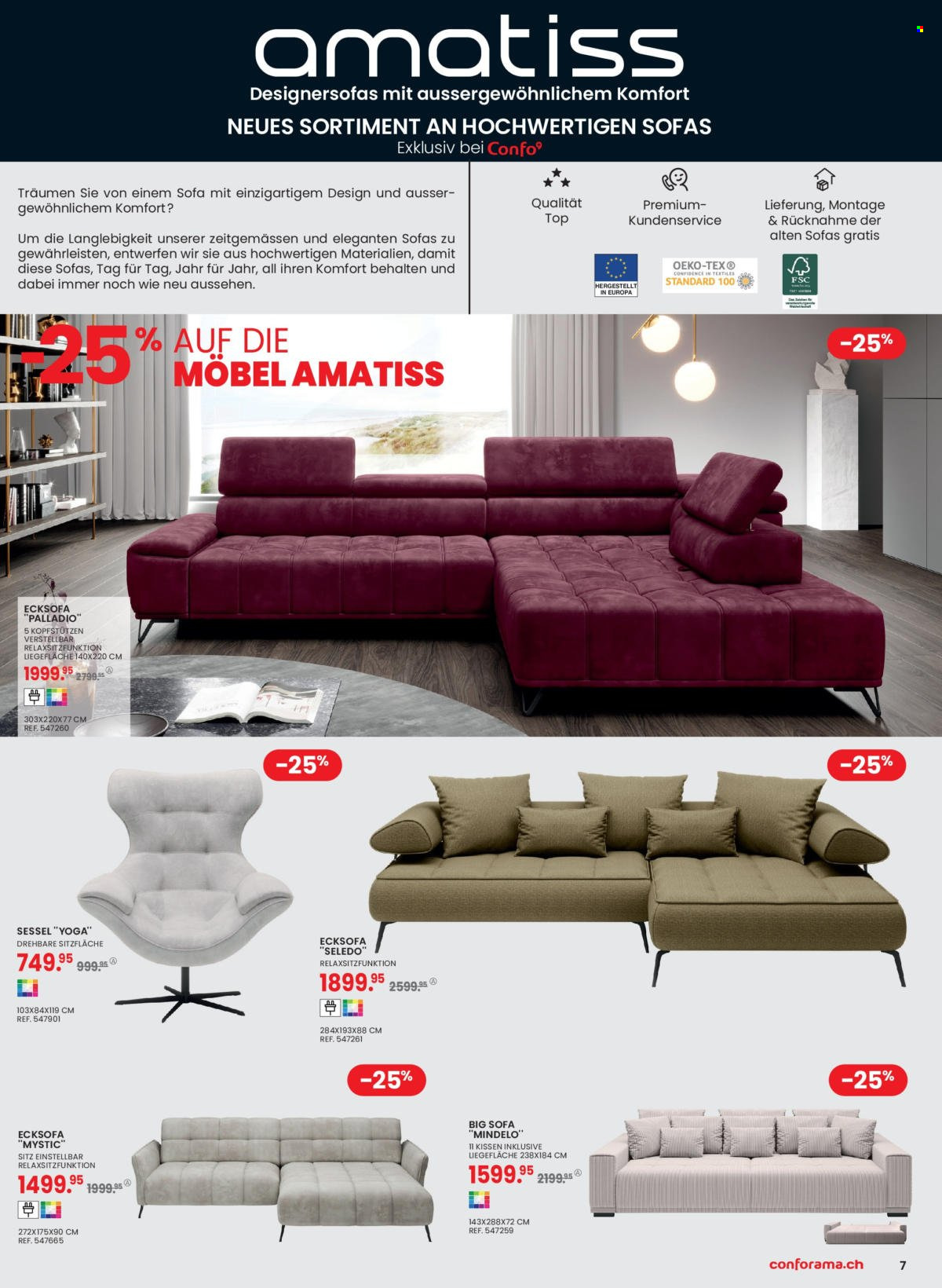 Volantino Conforama - 25.10.2022 - 7.11.2022. Pagina 7
