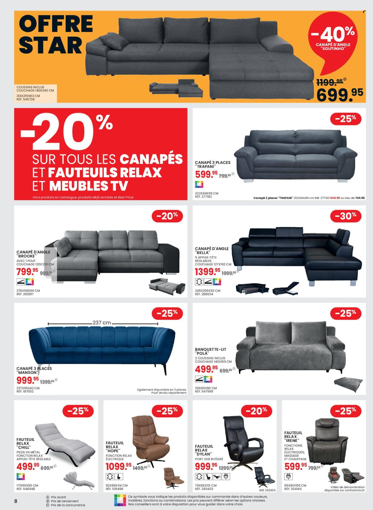 Volantino Conforama - 25.10.2022 - 7.11.2022. Pagina 8