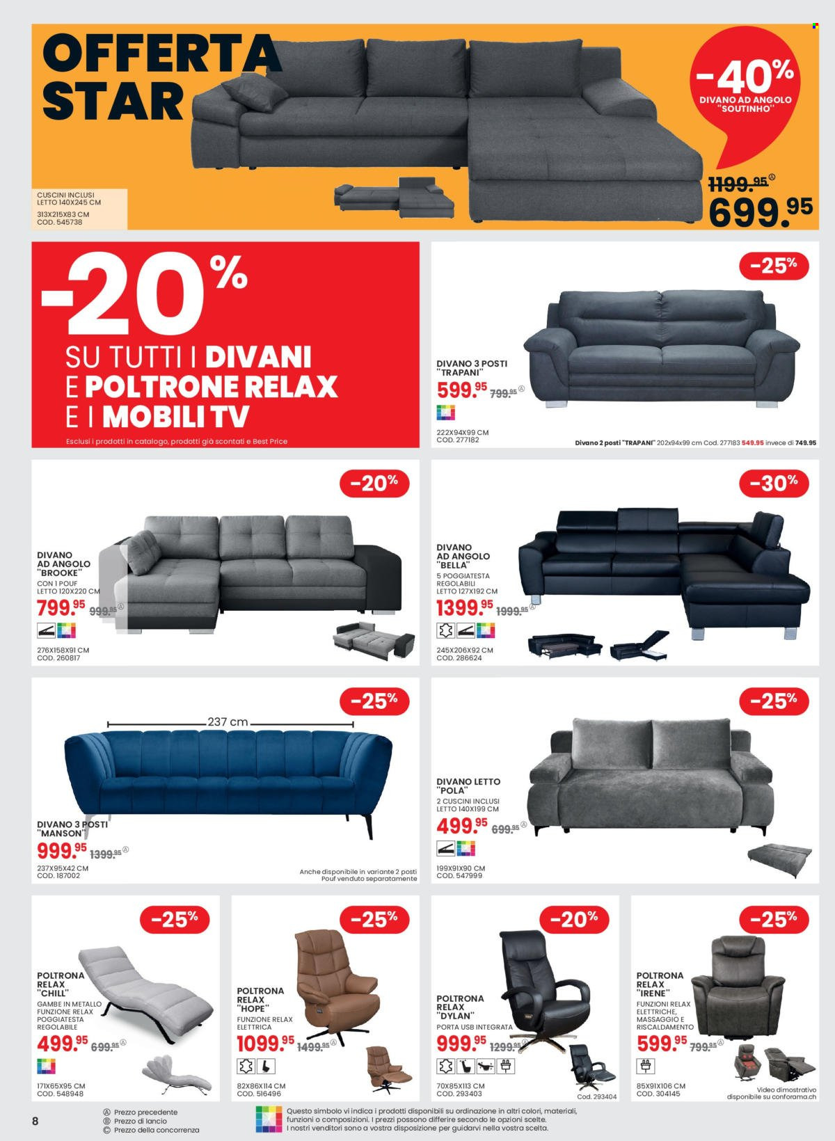 Volantino Conforama - 25.10.2022 - 7.11.2022. Pagina 8