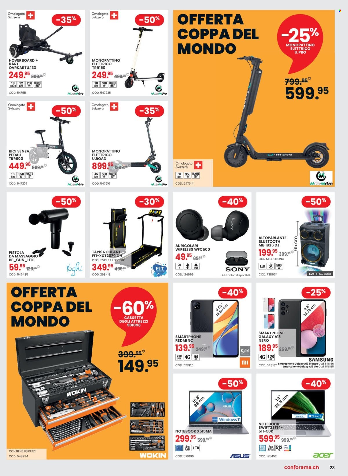 Volantino Conforama - 25.10.2022 - 7.11.2022. Pagina 23