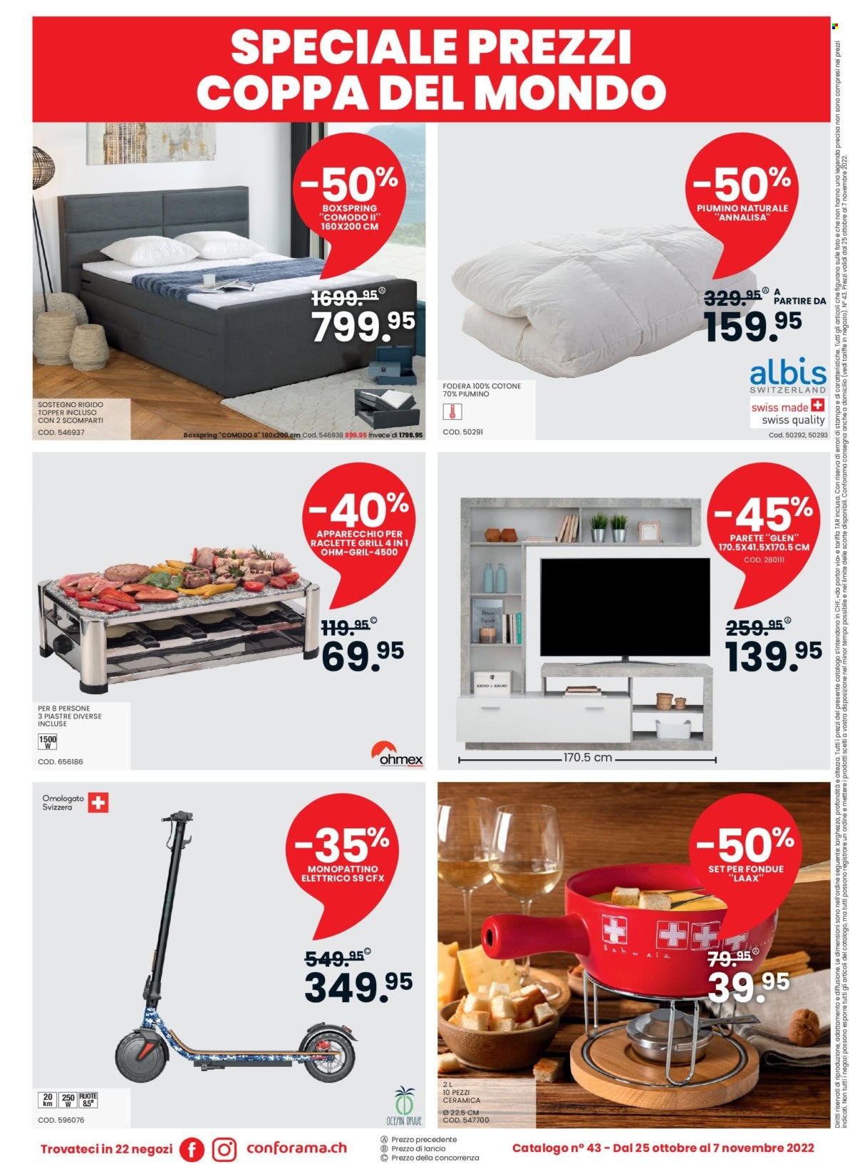 Volantino Conforama - 25.10.2022 - 7.11.2022. Pagina 24