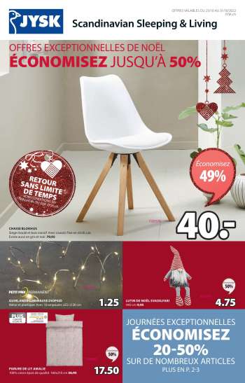 Catalogue JYSK - 25.10.2022 - 31.10.2022.