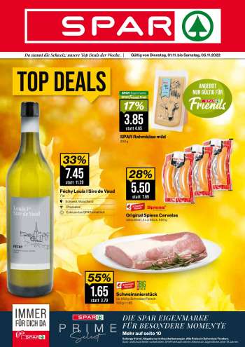 Prospekte SPAR - 1.11.2022 - 5.11.2022.