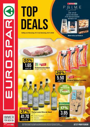 Volantino SPAR - 1.11.2022 - 5.11.2022.