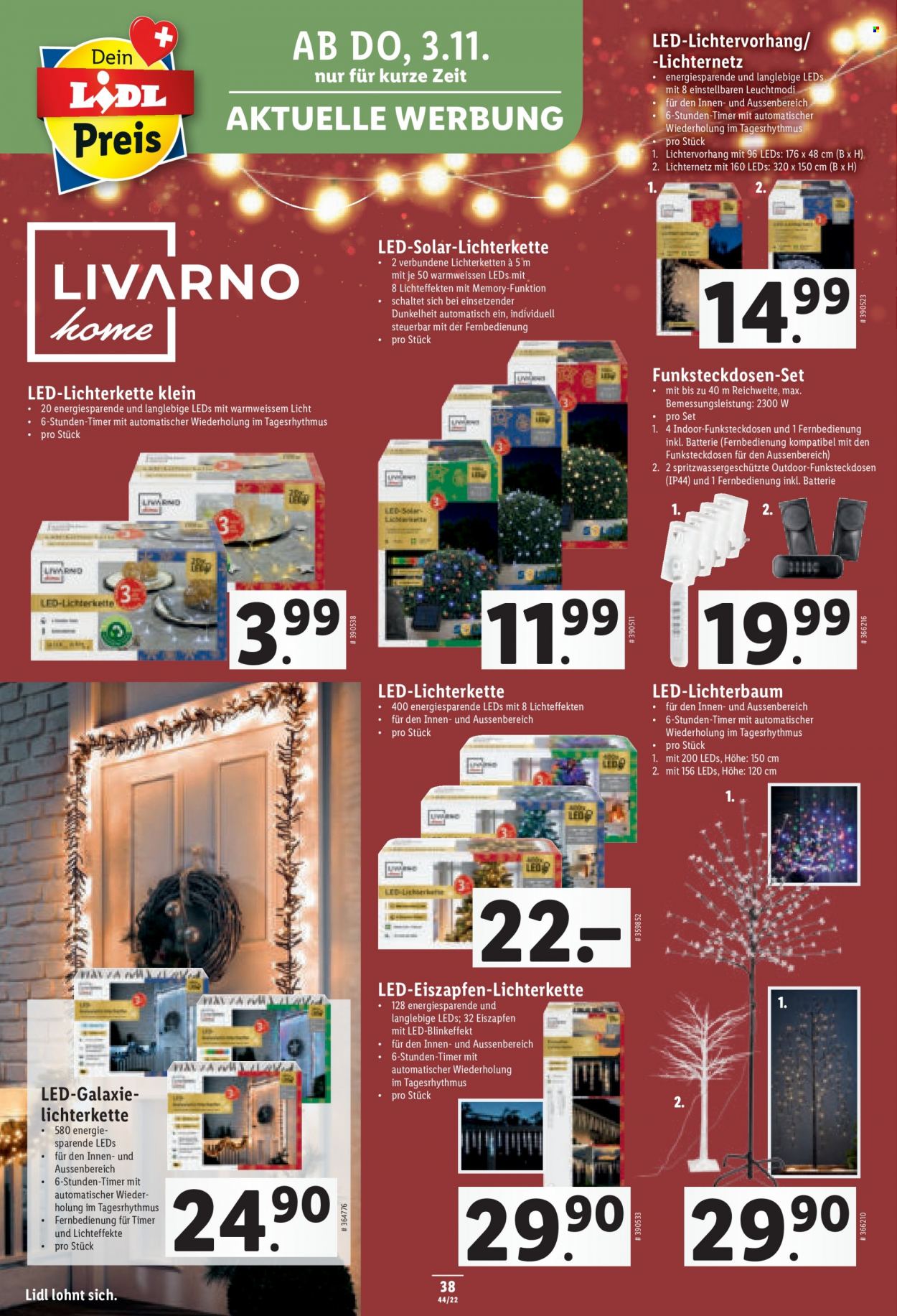 Volantino Lidl - 3.11.2022 - 9.11.2022. Pagina 38