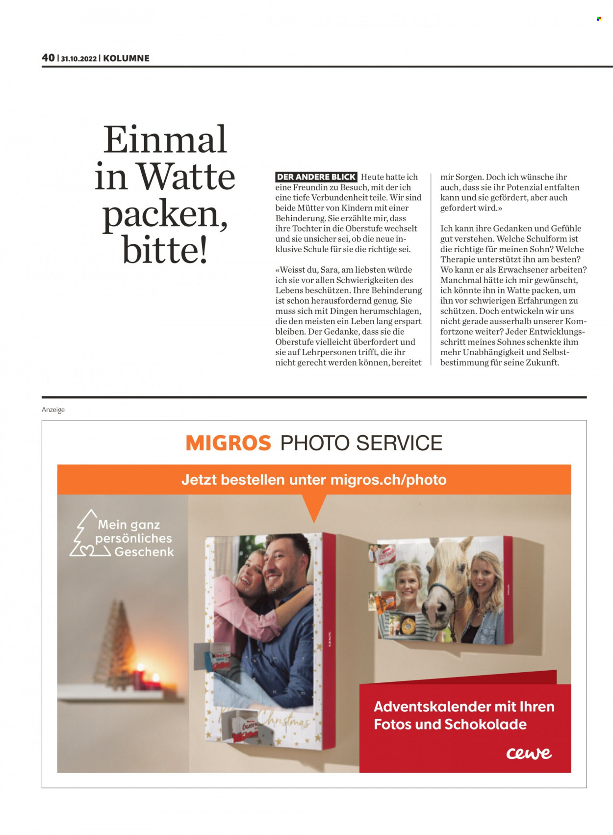 Catalogue Migros - 31.10.2022 - 6.11.2022. Page 40