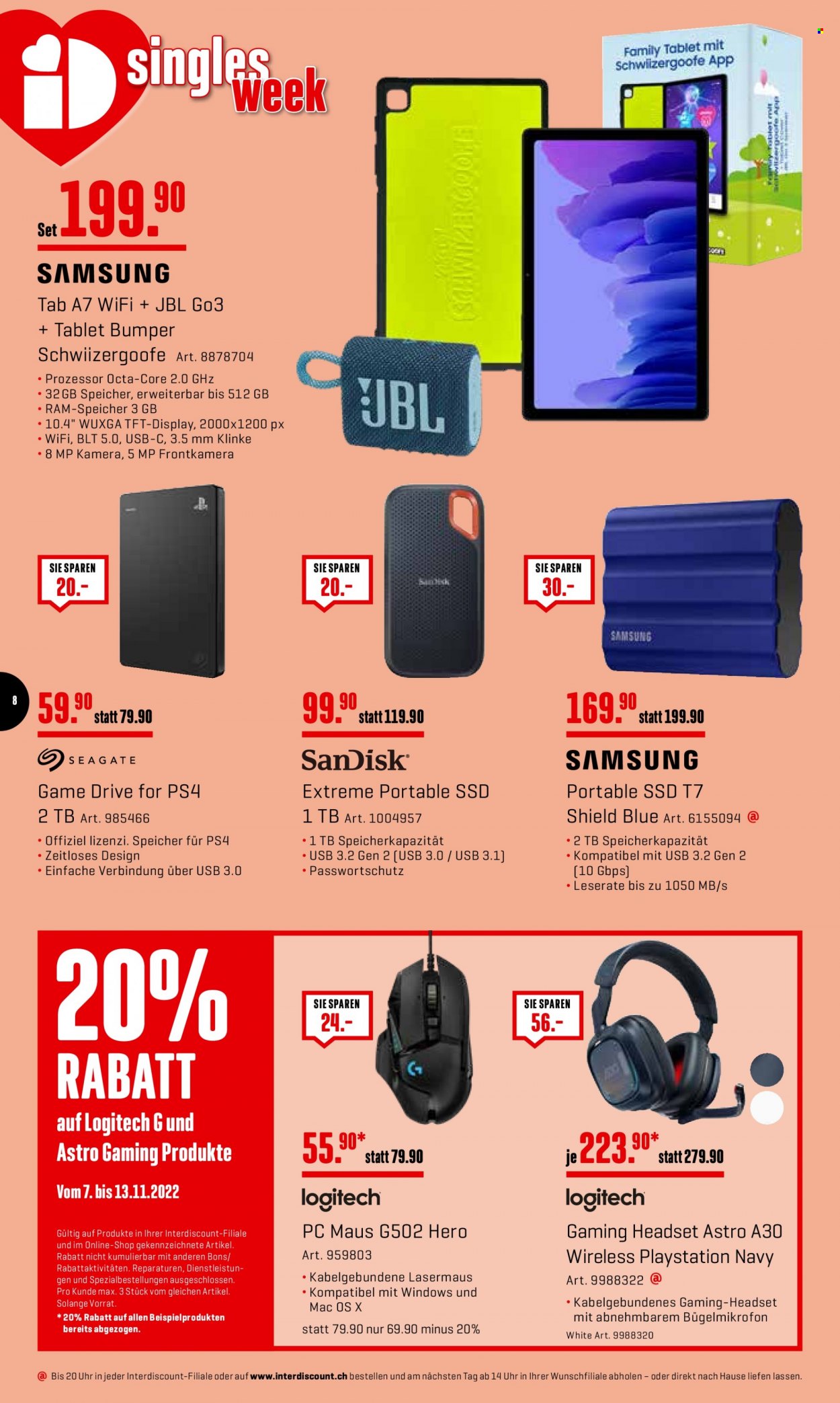 Prospekt Interdiscount - 7.11.2022 - 20.11.2022. Seite 8