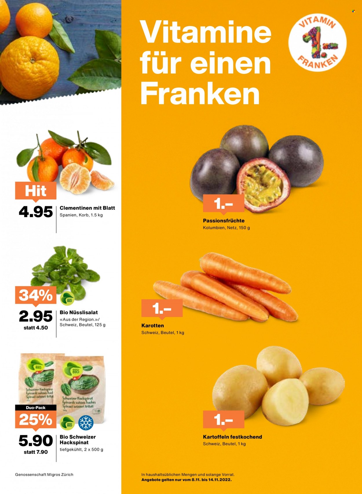 Prospekt Migros - 8.11.2022 - 14.11.2022. Seite 3