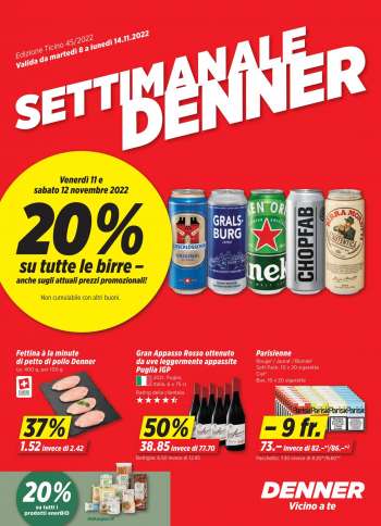 Volantino Denner - 8.11.2022 - 14.11.2022.