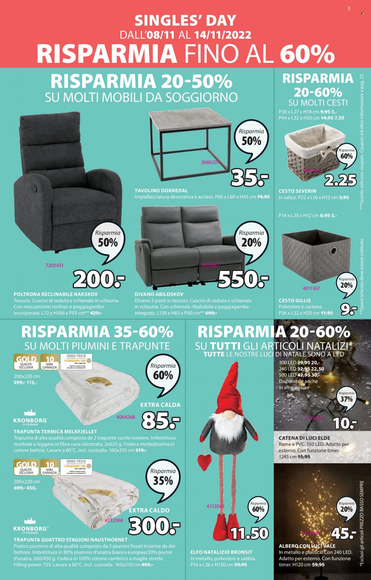 Volantino JYSK - 8.11.2022 - 14.11.2022. Pagina 3