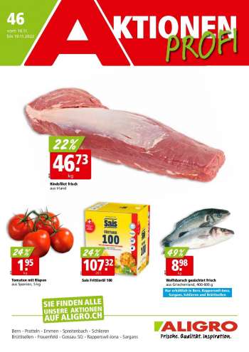 Prospekte ALIGRO - 14.11.2022 - 19.11.2022.
