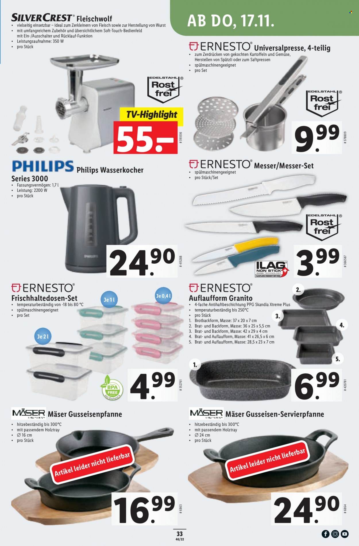 Volantino Lidl - 17.11.2022 - 23.11.2022. Pagina 33