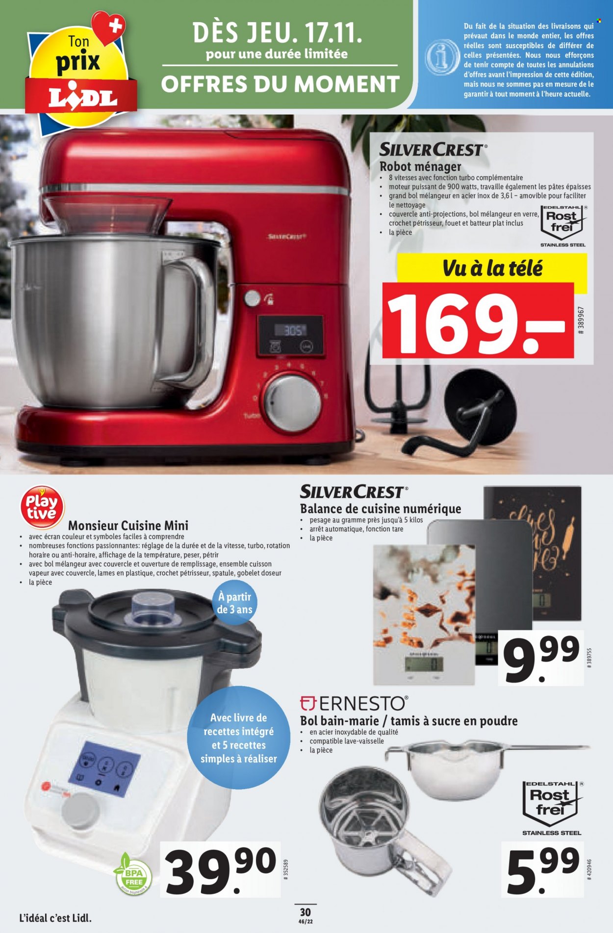 Volantino Lidl - 17.11.2022 - 23.11.2022. Pagina 30