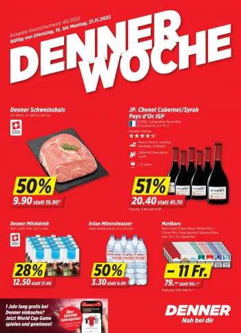 Catalogue Denner - 15.11.2022 - 21.11.2022.