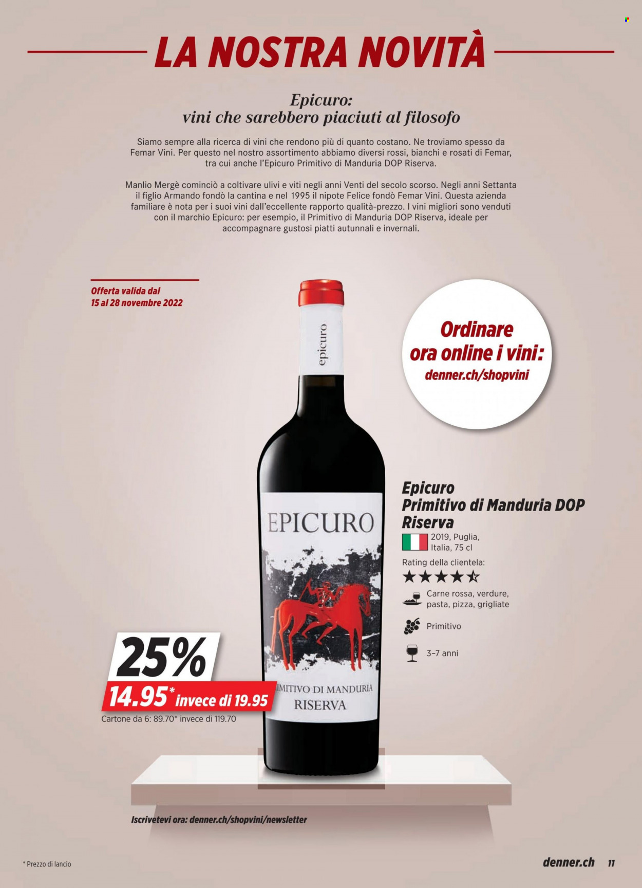 Catalogue Denner - 15.11.2022 - 21.11.2022. Page 11