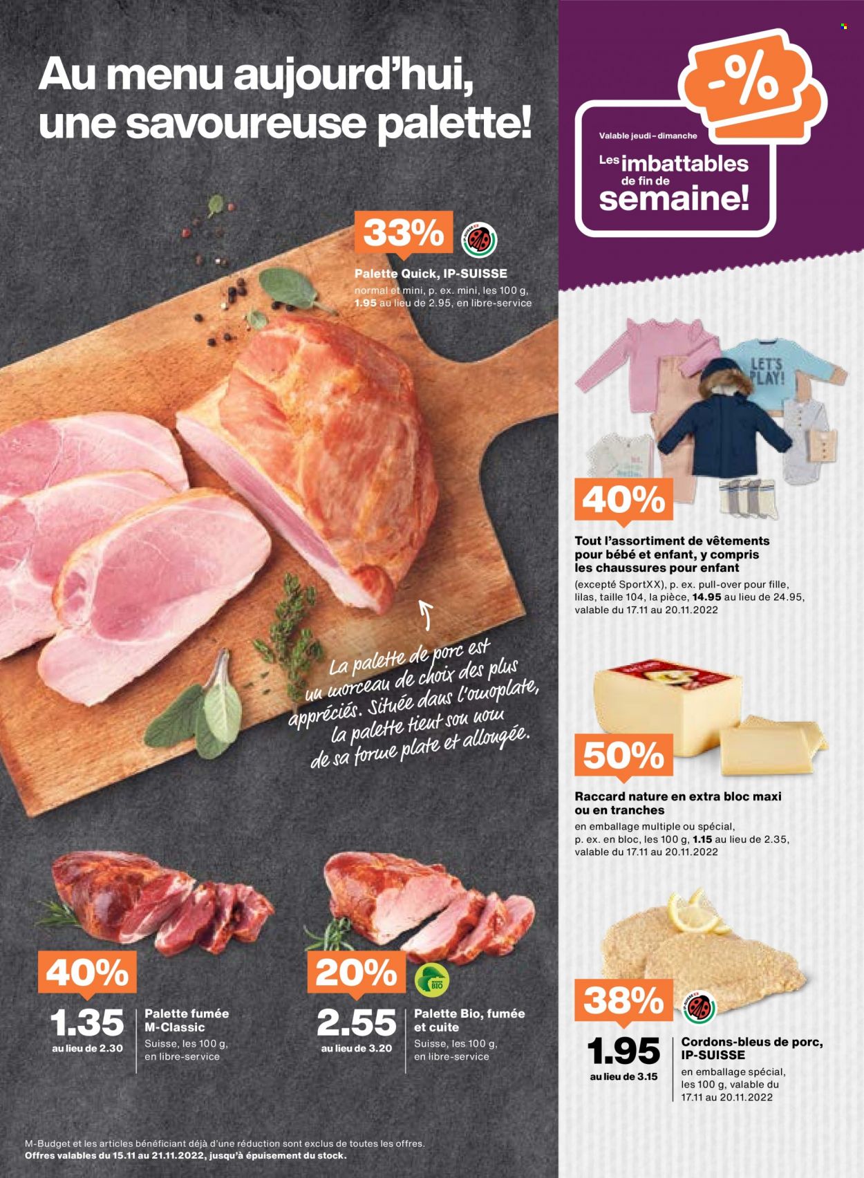 Prospekt Migros - 15.11.2022 - 21.11.2022. Seite 16