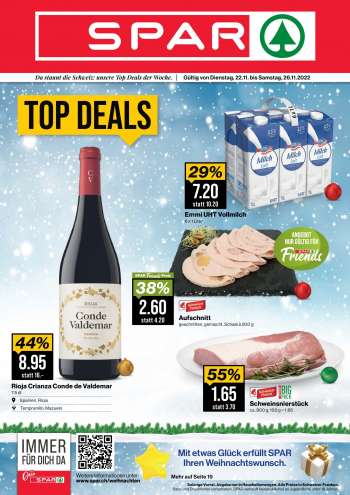 Volantino SPAR - 22.11.2022 - 26.11.2022.