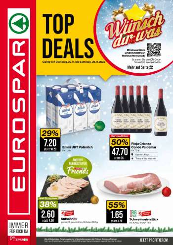 Volantino SPAR - 22.11.2022 - 26.11.2022.