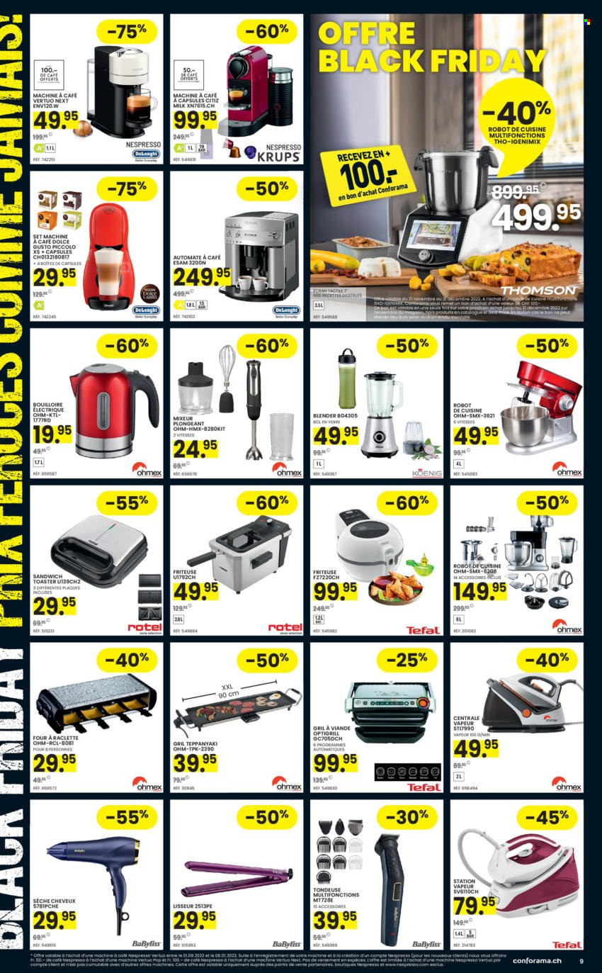Volantino Conforama - 21.11.2022 - 28.11.2022. Pagina 9