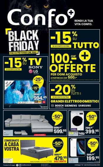 Volantino Conforama - 21.11.2022 - 28.11.2022.