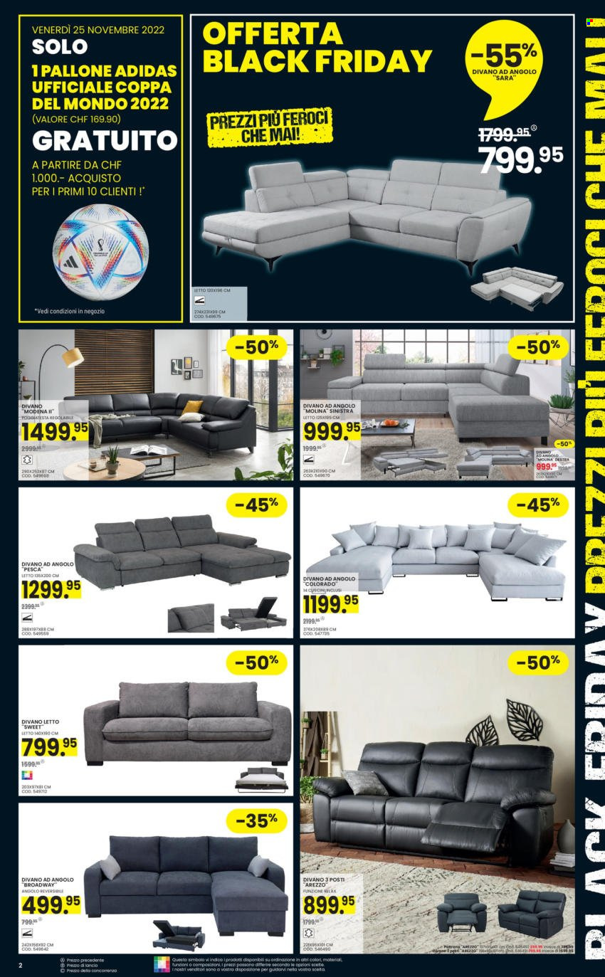 Volantino Conforama - 21.11.2022 - 28.11.2022. Pagina 2