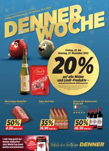 Catalogue Denner - 22.11.2022 - 28.11.2022.