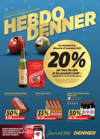 Prospekte Denner - 22.11.2022 - 28.11.2022.