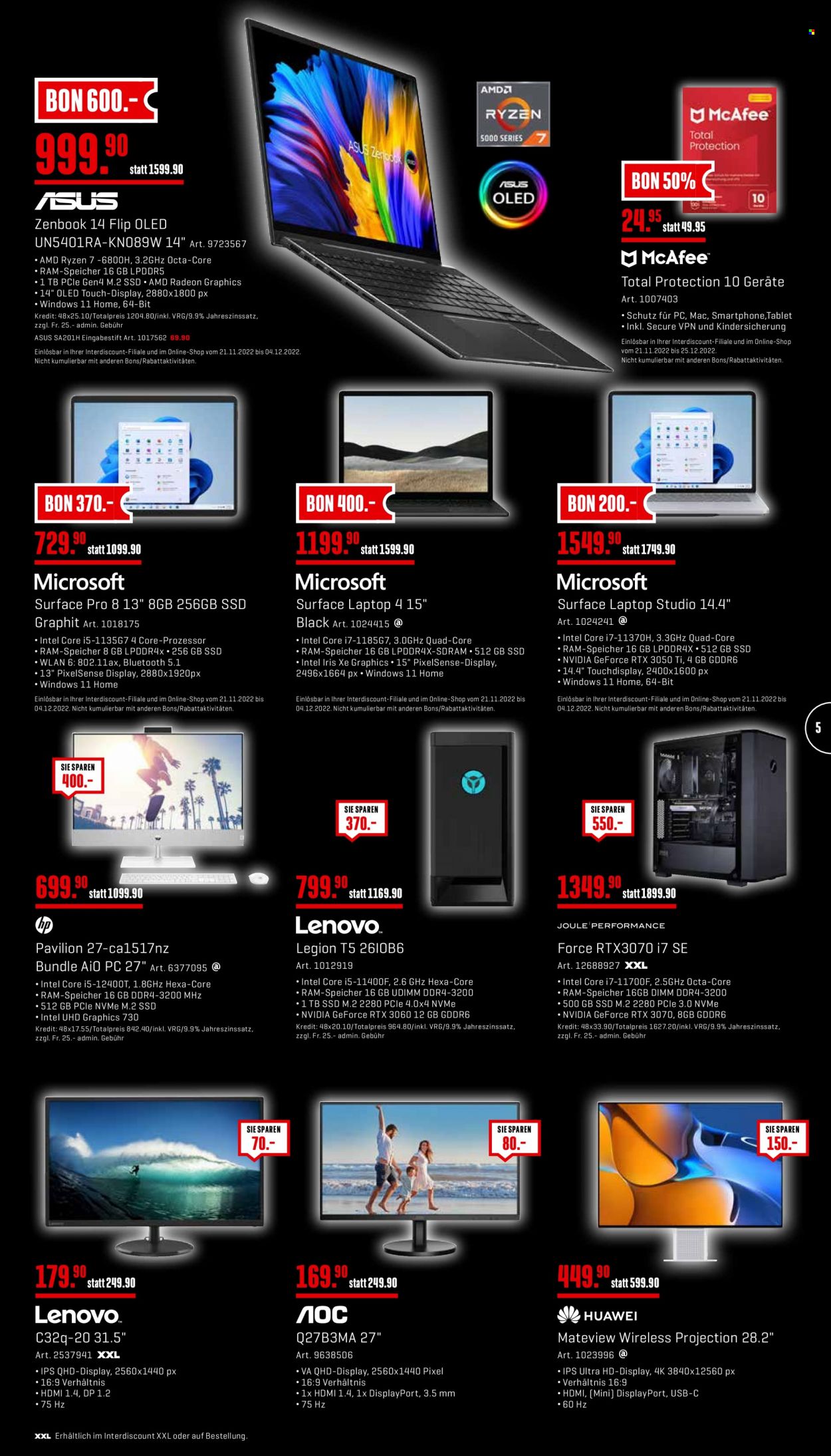 Volantino Interdiscount - 21.11.2022 - 28.11.2022. Pagina 5