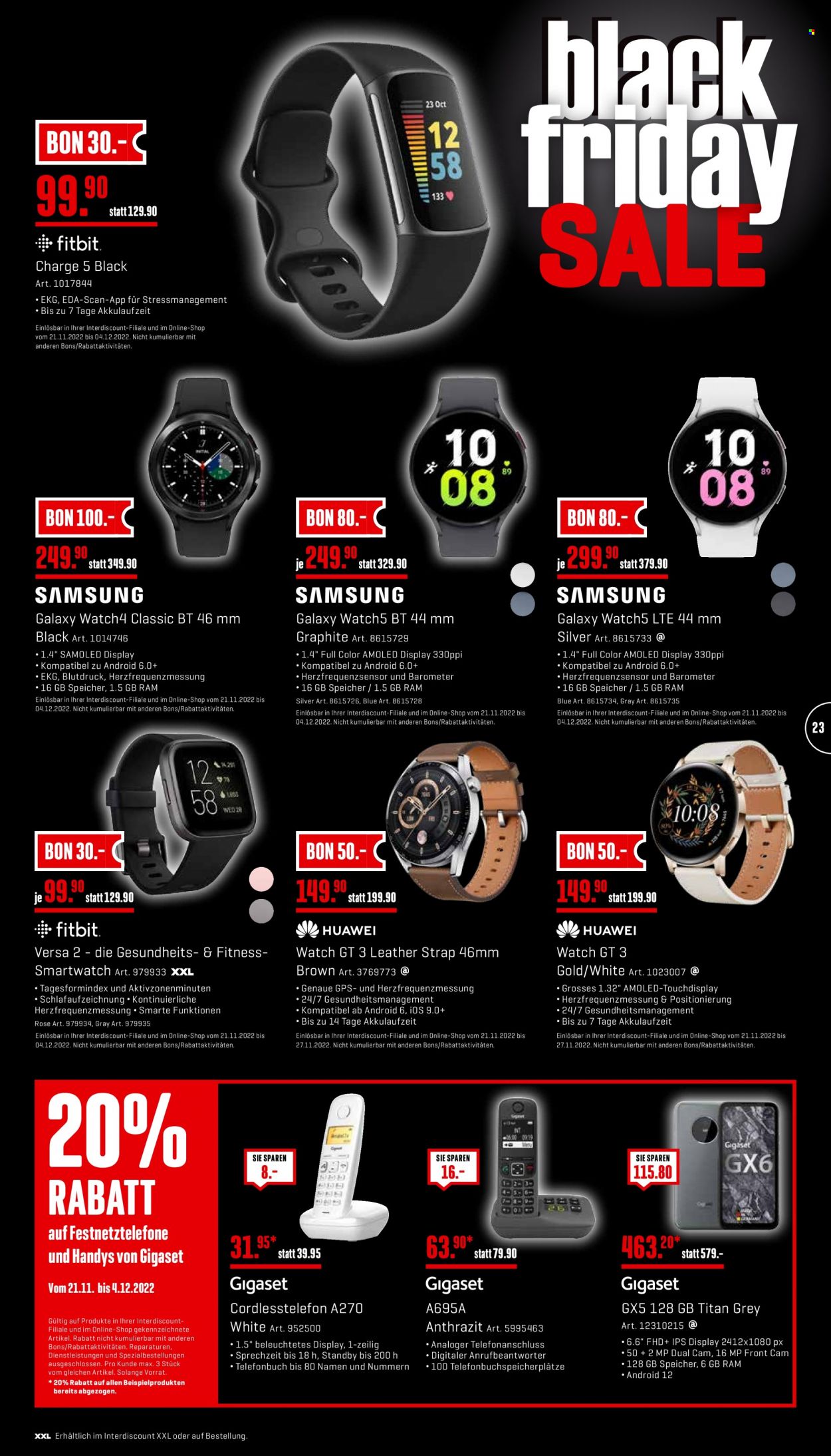 Volantino Interdiscount - 21.11.2022 - 28.11.2022. Pagina 23