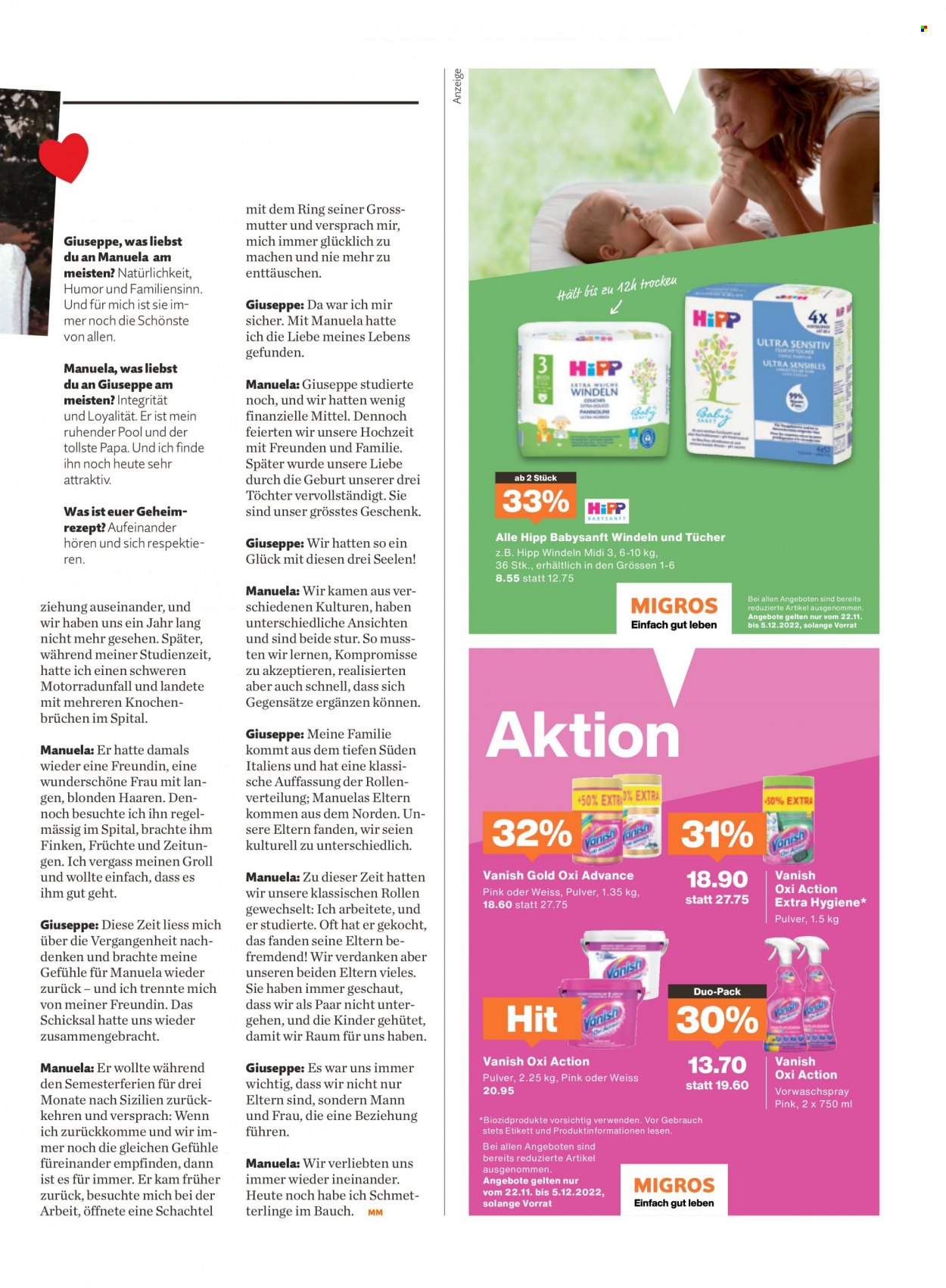 Prospekt Migros - 21.11.2022 - 27.11.2022. Seite 53