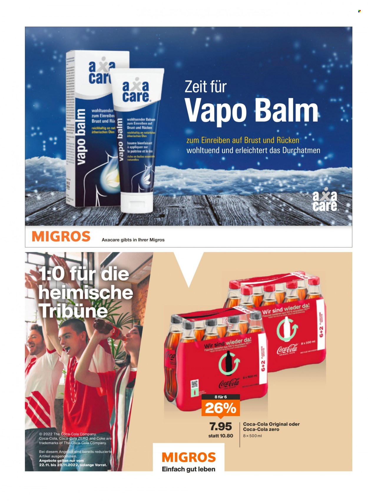 Prospekt Migros - 21.11.2022 - 27.11.2022. Seite 54