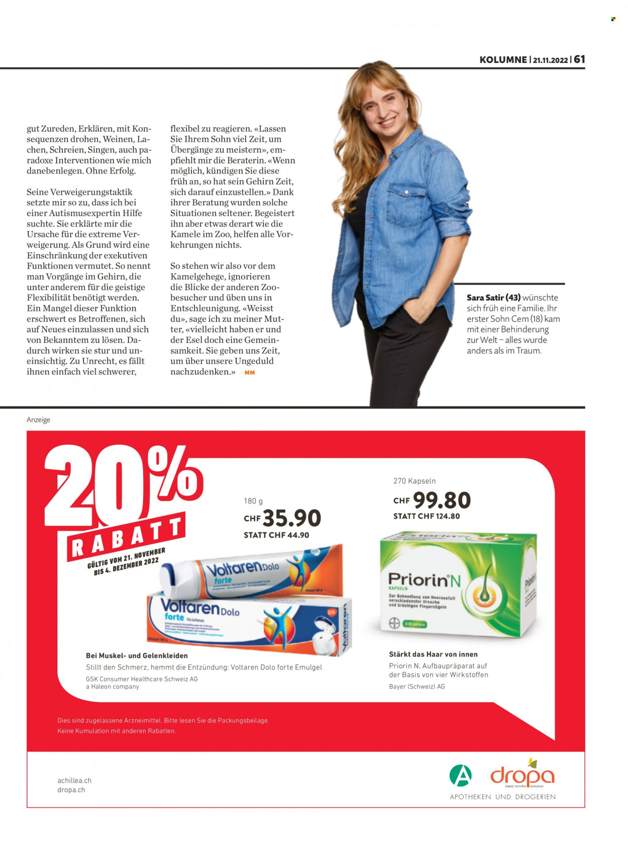 Prospekt Migros - 21.11.2022 - 27.11.2022. Seite 61