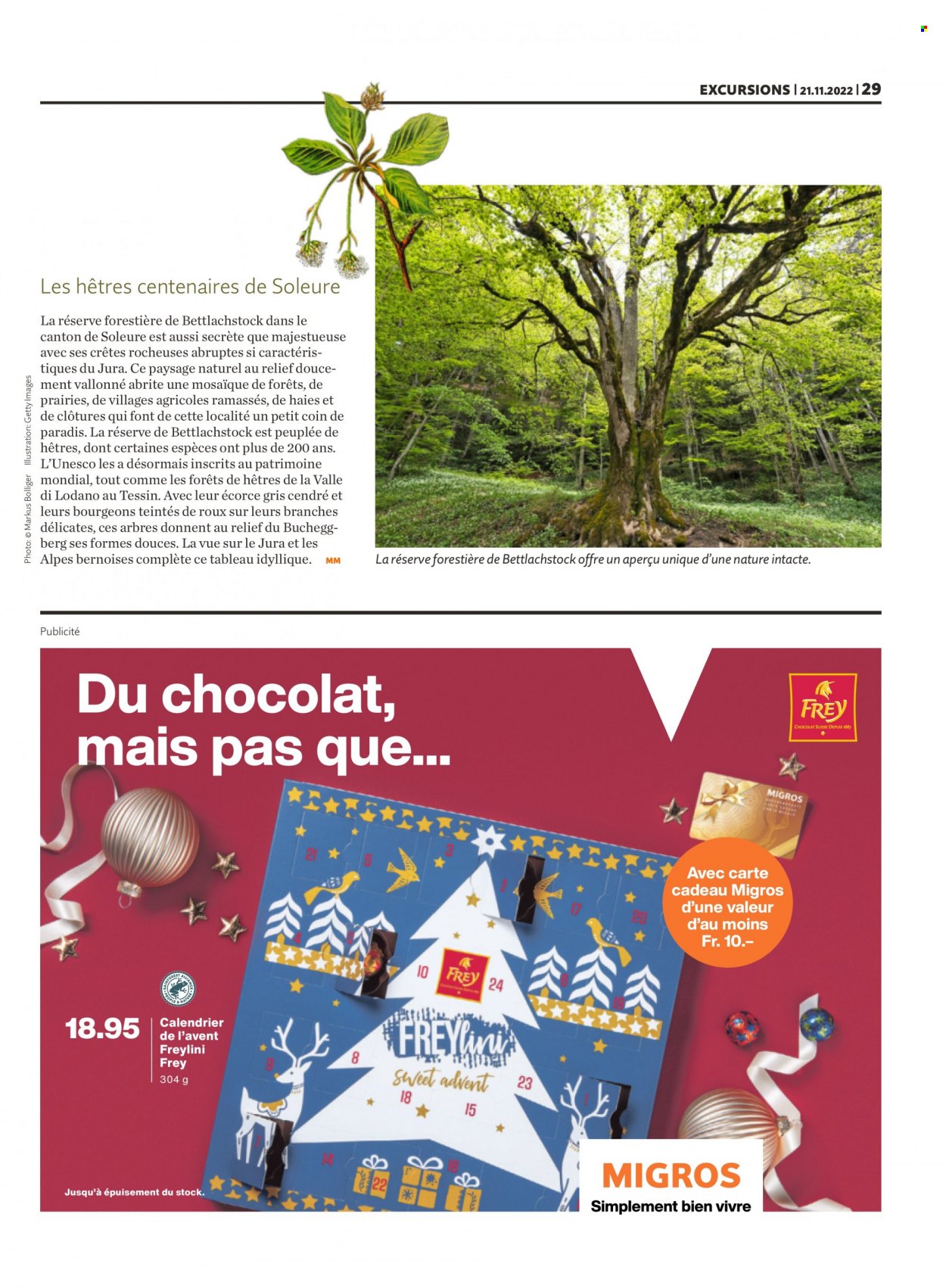 Prospekt Migros - 21.11.2022 - 27.11.2022. Seite 29