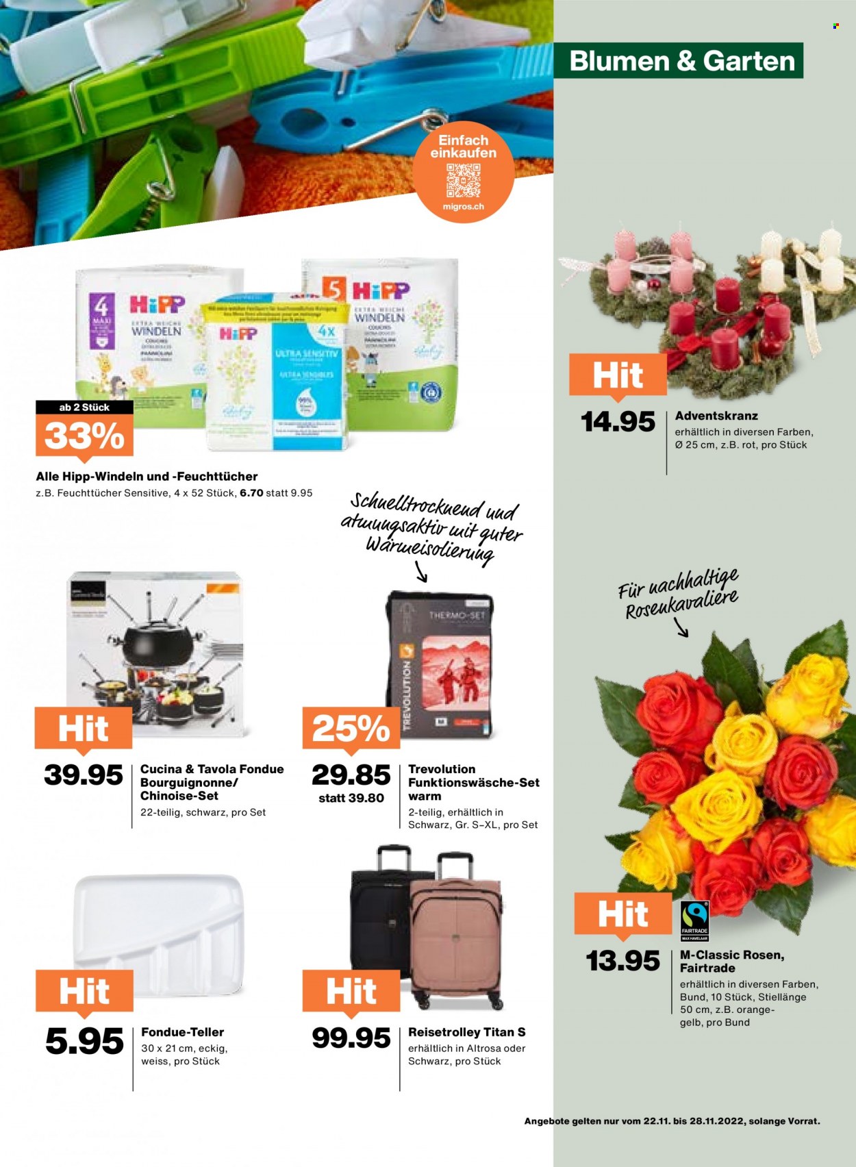 Prospekt Migros - 22.11.2022 - 28.11.2022. Seite 15