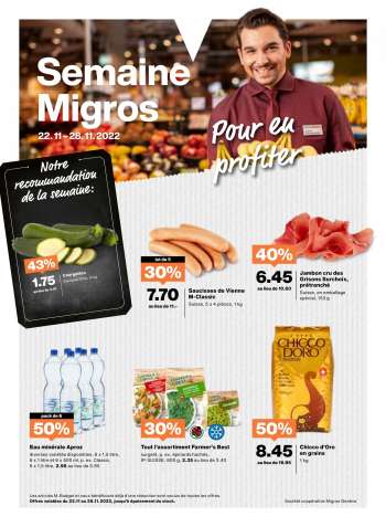 Volantino Migros - 22.11.2022 - 28.11.2022.